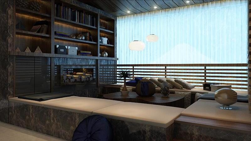 Modern tropical living room